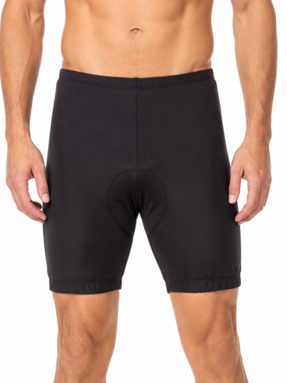 Canari men’s black padded cycling shorts size large